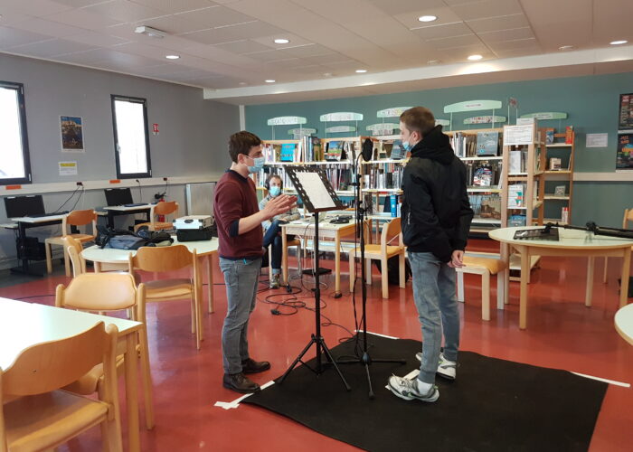 Projet PEPS : au lycée Mongy, les élèves prennent le micro
