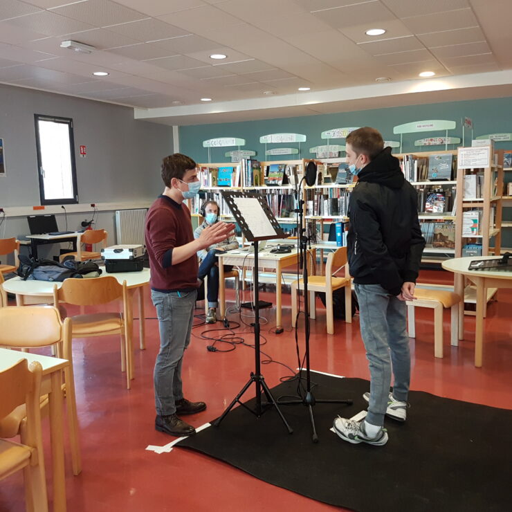 Projet PEPS : au lycée Mongy, les élèves prennent le micro